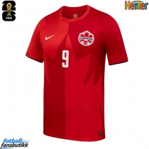 Canada Cyle Larin #9 Hjemmedrakt EM 2024 Kortermet